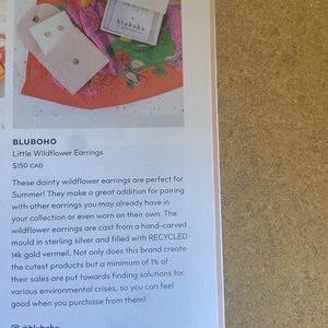 Jilly Box Summer 2023 jewelry item